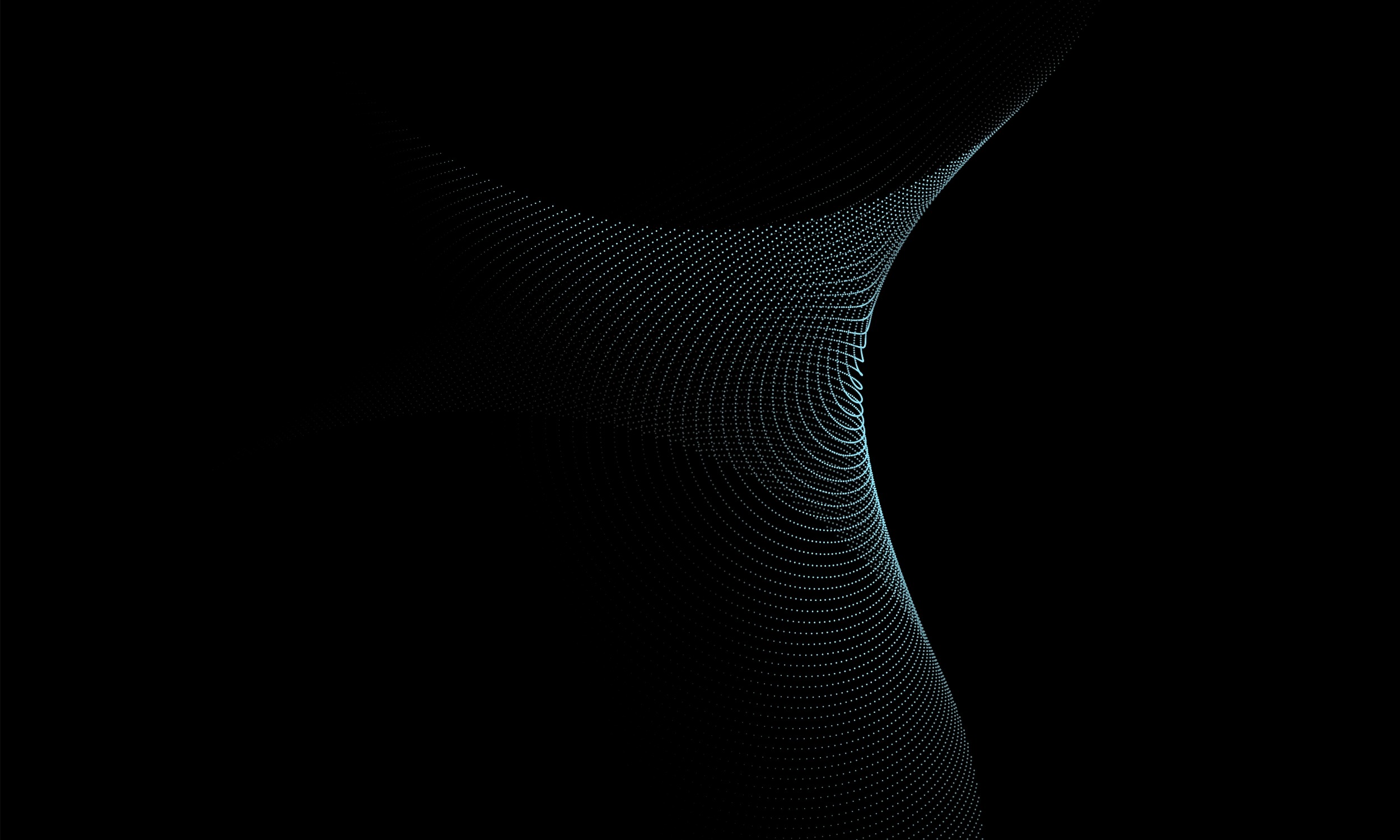 Ethereal Waveform Spiral